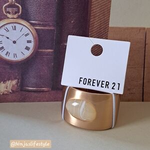 Forever 21 Matte Gold Cuff Bracelet